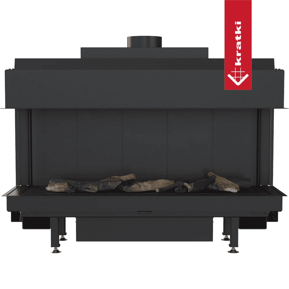 Leo 100 Triple-Glazing Natural Gas Fireplace Insert – 9kW - Image 4