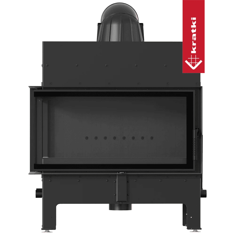 Floki L-Shape Left Sided Wood Burning Fireplace Insert – 12kW - Image 3