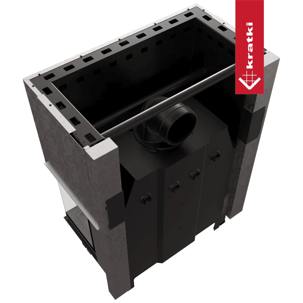 NBC 1000/400 Lift-Up Glass Wood Burning Fireplace Insert – 15kW - Image 3