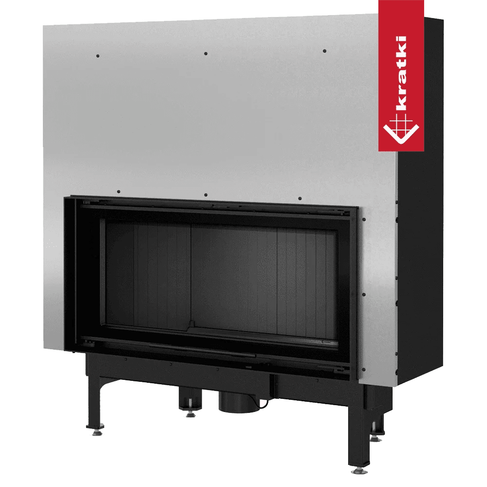 Nadia Lift-Up Glass Wood Burning Fireplace Insert – 14kW - Image 5