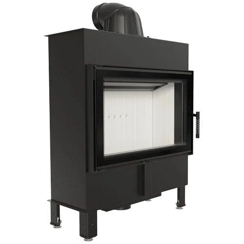 Lucy Slim Steel Fireplace – 10kW - Image 2