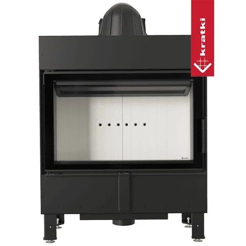 Lucy Slim Steel Fireplace – 10kW - Image 3
