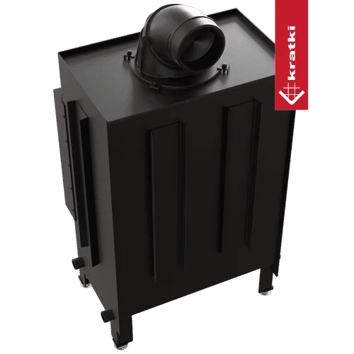 Lucy Wood Burning Steel Fireplace – 12kW - Image 4