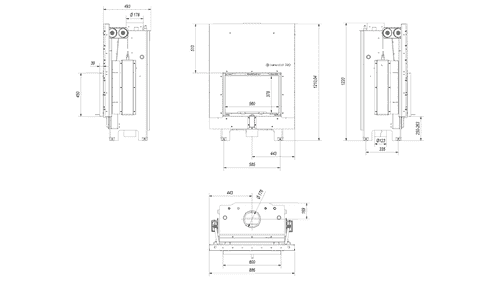 MBM Wood Burning Boiler Fireplace Insert – 12kW - Image 8