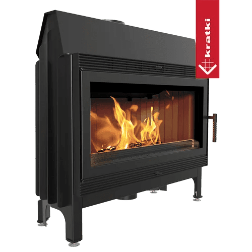 Blanka Steel Wood Burning Fireplace Insert – 16kW - Image 6